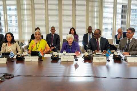 US officials at World Bank spring meeting discuss climate finance reforms