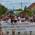 Demonstration against the project of the British mining company Savannah Resources in Covas do Barroso, Portugal.