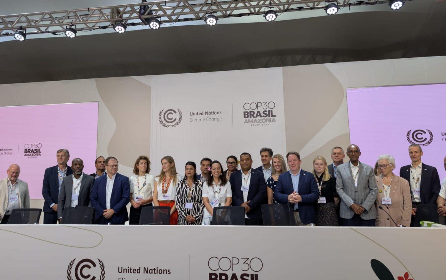 Ministers from around 20 countries launch a declaration calling for a roadmap to transition away from fossil fuels to be agreed at COP30 in Belem, Brazil