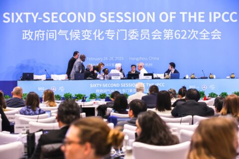 Delegates at the 62nd session of the International Governmental Panel on Climate Change in China, February 2025