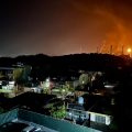 A gas flare lights up the sky of Minatitlán, in Mexico’s oil-producing Veracruz state. Oil giant Pemex emissions threaten Mexico's net zero goal