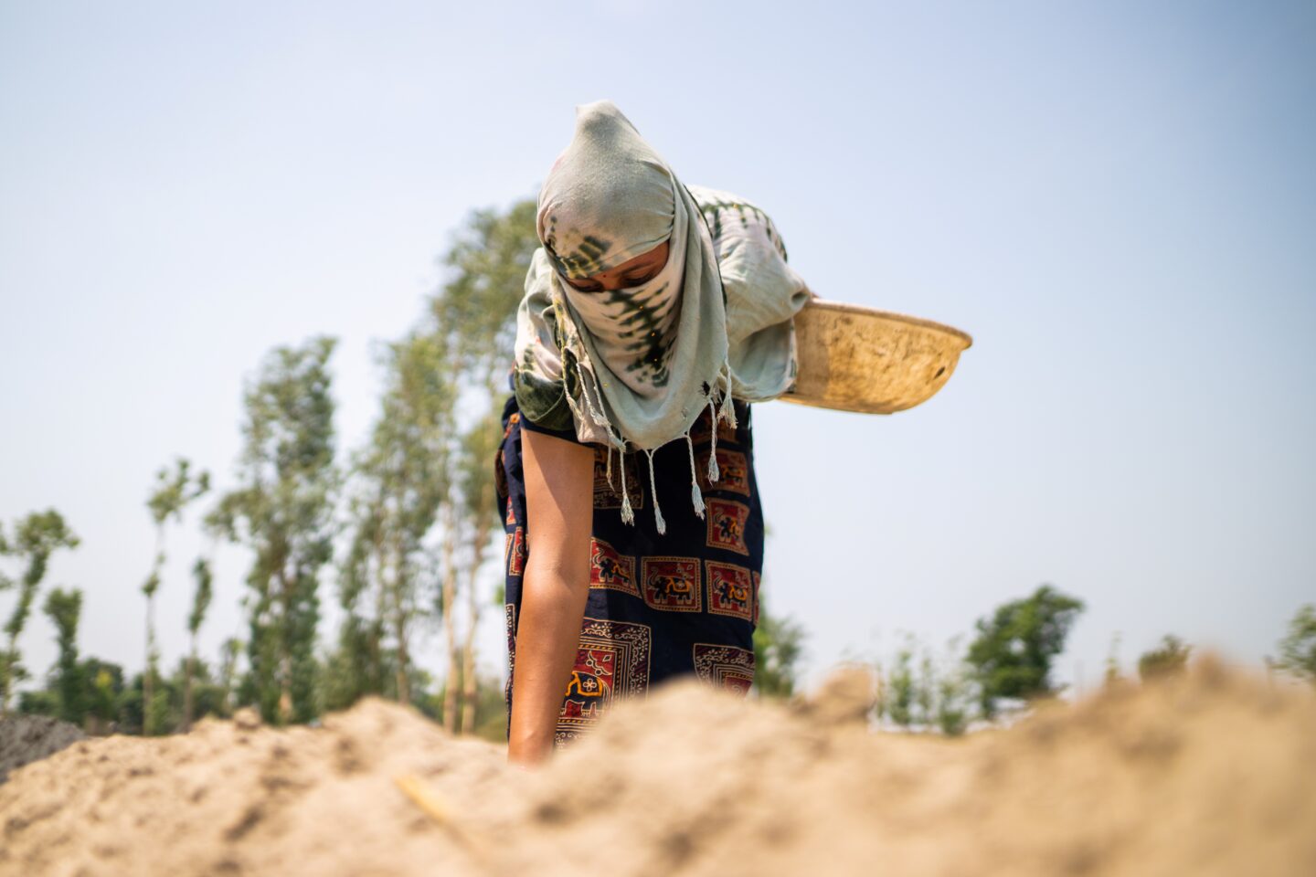 Heat woman Nepal