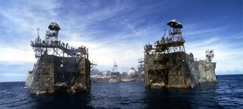 Kevin Costner's 'Waterworld' painted a dystopian submerged planet in 1995